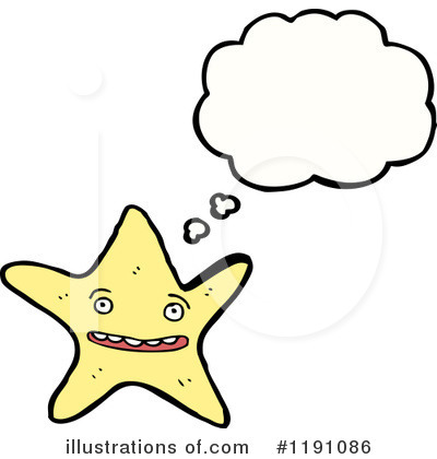 Royalty-Free (RF) Starfish Clipart Illustration by lineartestpilot - Stock Sample #1191086