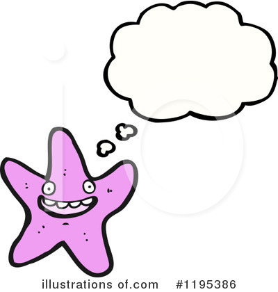 Royalty-Free (RF) Starfish Clipart Illustration by lineartestpilot - Stock Sample #1195386