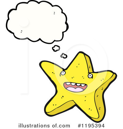 Royalty-Free (RF) Starfish Clipart Illustration by lineartestpilot - Stock Sample #1195394