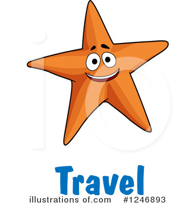 Royalty-Free (RF) Starfish Clipart Illustration by Vector Tradition SM - Stock Sample #1246893