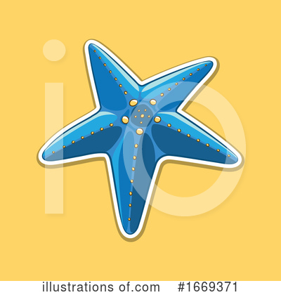 Royalty-Free (RF) Starfish Clipart Illustration by cidepix - Stock Sample #1669371