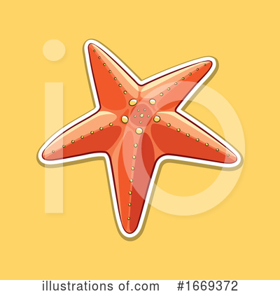 Royalty-Free (RF) Starfish Clipart Illustration by cidepix - Stock Sample #1669372