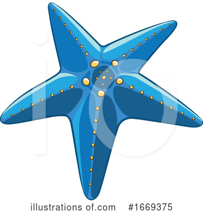 Royalty-Free (RF) Starfish Clipart Illustration by cidepix - Stock Sample #1669375