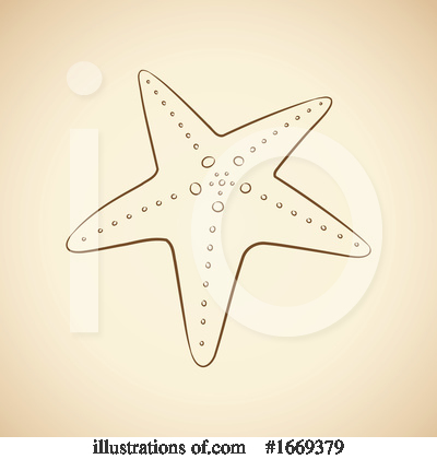 Royalty-Free (RF) Starfish Clipart Illustration by cidepix - Stock Sample #1669379