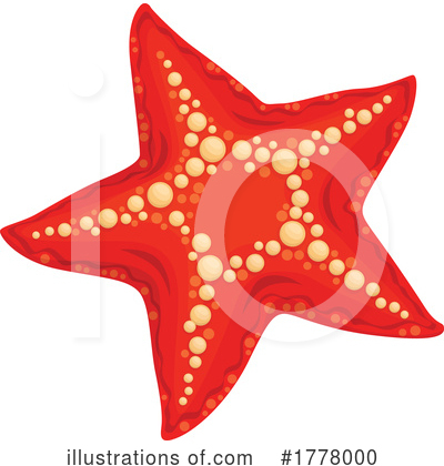 Royalty-Free (RF) Starfish Clipart Illustration by Vector Tradition SM - Stock Sample #1778000