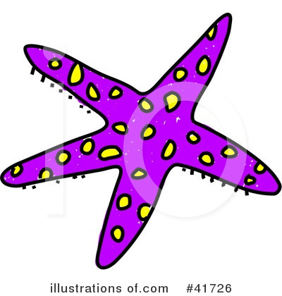 Royalty-Free (RF) Starfish Clipart Illustration by Prawny - Stock Sample #41726