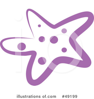 Royalty-Free (RF) Starfish Clipart Illustration by Prawny - Stock Sample #49199