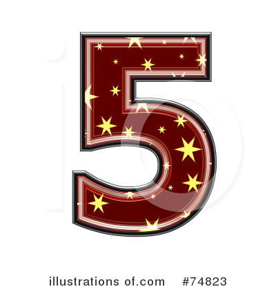 Royalty-Free (RF) Starry Symbol Clipart Illustration by chrisroll - Stock Sample #74823