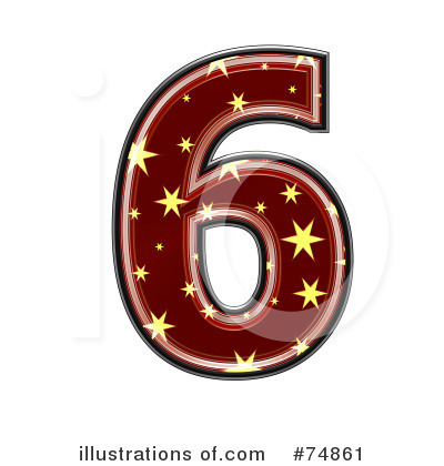 Royalty-Free (RF) Starry Symbol Clipart Illustration by chrisroll - Stock Sample #74861