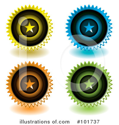 Royalty-Free (RF) Stars Clipart Illustration by michaeltravers - Stock Sample #101737