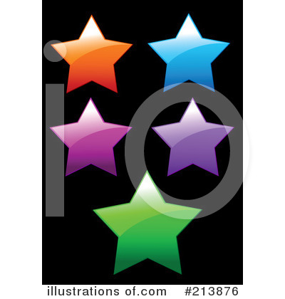 Royalty-Free (RF) Stars Clipart Illustration by Pushkin - Stock Sample #213876
