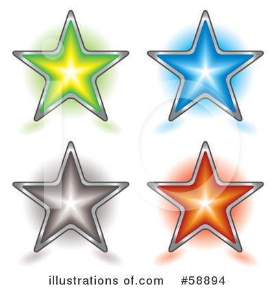 Royalty-Free (RF) Stars Clipart Illustration by michaeltravers - Stock Sample #58894