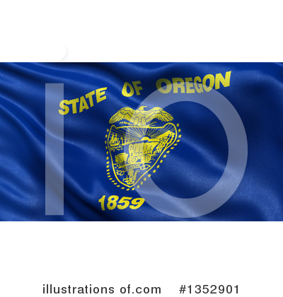Royalty-Free (RF) State Flag Clipart Illustration by stockillustrations - Stock Sample #1352901