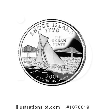 Royalty-Free (RF) State Quarters Clipart Illustration by JVPD - Stock Sample #1078019