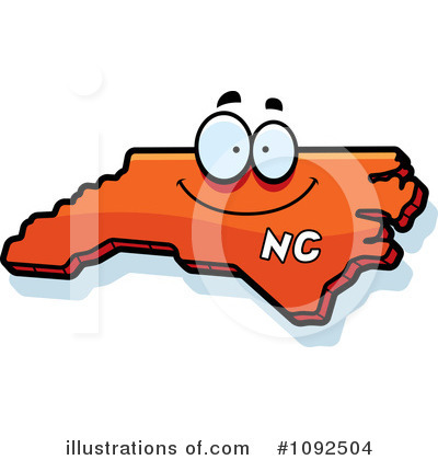 North Carolina Clipart #1092504 by Cory Thoman