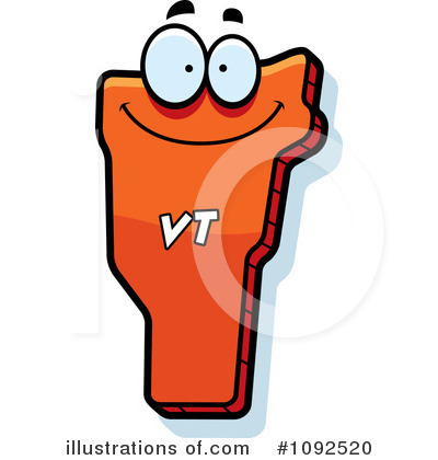 Royalty-Free (RF) States Clipart Illustration by Cory Thoman - Stock Sample #1092520
