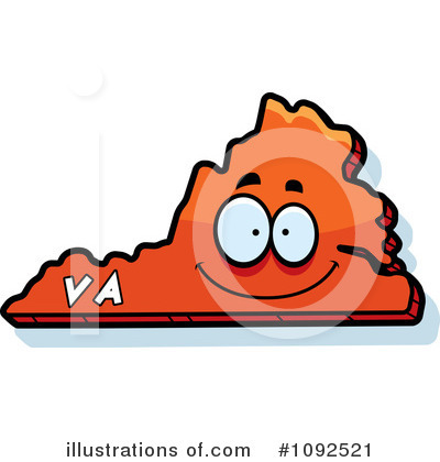 Virginia Clipart #1092521 by Cory Thoman