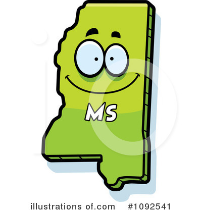 Mississippi Clipart #1092541 by Cory Thoman