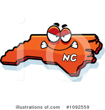 North Carolina Clipart #1092559 by Cory Thoman