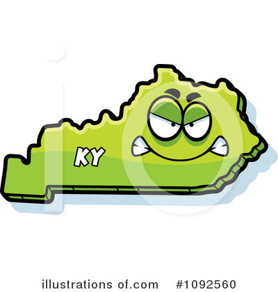 Kentucky Clipart #1092560 by Cory Thoman