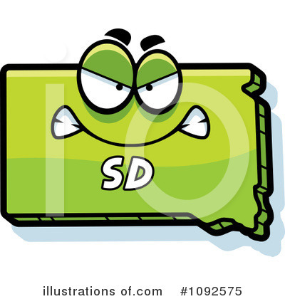 Royalty-Free (RF) States Clipart Illustration by Cory Thoman - Stock Sample #1092575
