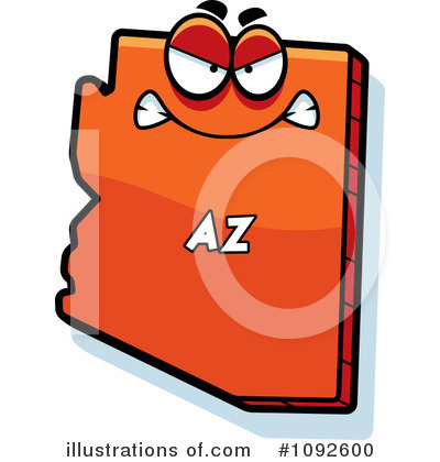 Royalty-Free (RF) States Clipart Illustration by Cory Thoman - Stock Sample #1092600