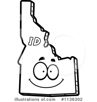 Royalty-Free (RF) States Clipart Illustration by Cory Thoman - Stock Sample #1136302