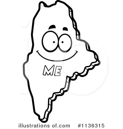 Maine Clipart #1136315 by Cory Thoman
