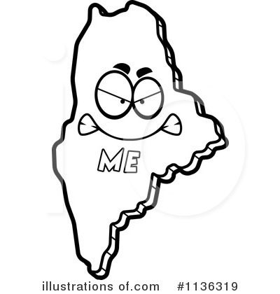 Maine Clipart #1136319 by Cory Thoman