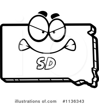 Royalty-Free (RF) States Clipart Illustration by Cory Thoman - Stock Sample #1136343