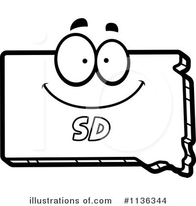Royalty-Free (RF) States Clipart Illustration by Cory Thoman - Stock Sample #1136344