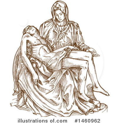 Royalty-Free (RF) Statue Clipart Illustration by Domenico Condello - Stock Sample #1460962