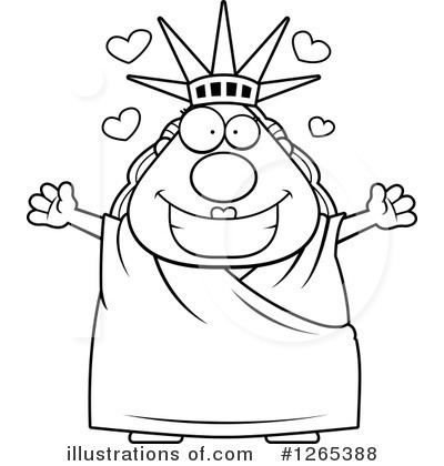 Royalty-Free (RF) Statue Of Liberty Clipart Illustration by Cory Thoman - Stock Sample #1265388