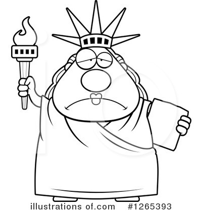 Royalty-Free (RF) Statue Of Liberty Clipart Illustration by Cory Thoman - Stock Sample #1265393