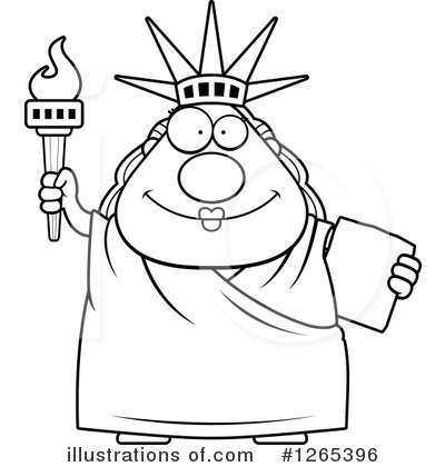 Royalty-Free (RF) Statue Of Liberty Clipart Illustration by Cory Thoman - Stock Sample #1265396