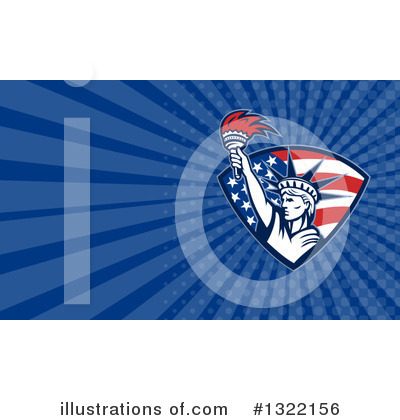 Royalty-Free (RF) Statue Of Liberty Clipart Illustration by patrimonio - Stock Sample #1322156