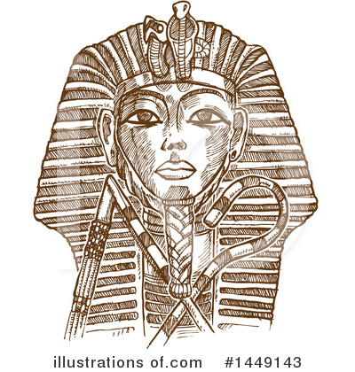 King Tut Clipart #1449143 by Domenico Condello