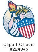 Statue Of Liberty Clipart #224946 by patrimonio