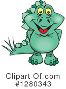 Steagosaur Clipart #1280343 by Dennis Holmes Designs