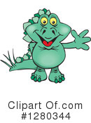 Steagosaur Clipart #1280344 by Dennis Holmes Designs