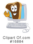 Steak Character Clipart #16884 by Mascot Junction
