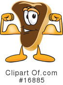 Steak Character Clipart #16885 by Toons4Biz