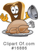 Steak Character Clipart #16886 by Mascot Junction