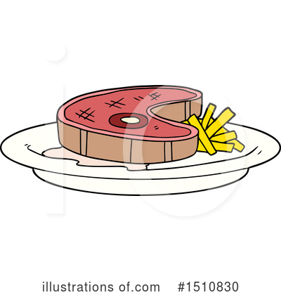 Royalty-Free (RF) Steak Clipart Illustration by lineartestpilot - Stock Sample #1510830