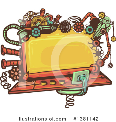 Royalty-Free (RF) Steampunk Clipart Illustration by BNP Design Studio - Stock Sample #1381142