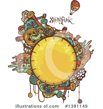Royalty-Free (RF) Steampunk Clipart Illustration by BNP Design Studio - Stock Sample #1381149