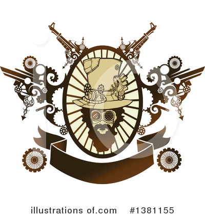 Royalty-Free (RF) Steampunk Clipart Illustration by BNP Design Studio - Stock Sample #1381155