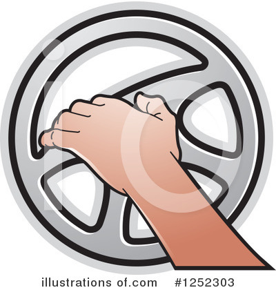 Driving Clipart #1252303 by Lal Perera