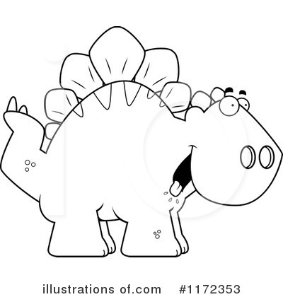 Royalty-Free (RF) Stegosaurus Clipart Illustration by Cory Thoman - Stock Sample #1172353