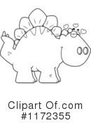 Stegosaurus Clipart #1172355 by Cory Thoman